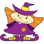 little witch sculpture photo cutout