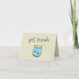 little wobblies best friends greeting cards