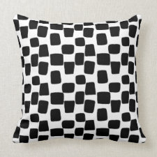 little wobblies doodle square pattern pillows