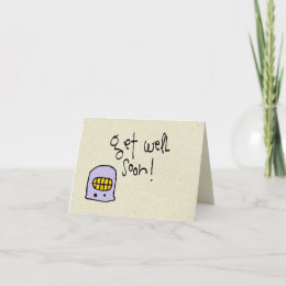little wobblies get well soon greeting cards