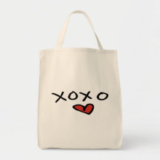 little wobblies xxoo love tote bag