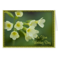 Little Yellow Flowers Second Wedding Card