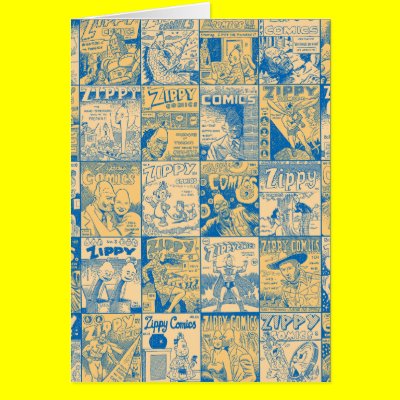 Little Zippy Comics Greeting Cards by Zippy