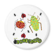 Littlebeane Bugs Insects  Ladybug Ant Caterpillar Magnet