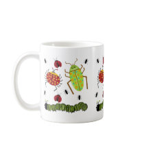 Littlebeane Bugs Insects  Ladybug Ant Caterpillar Mug