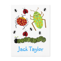 Littlebeane Bugs Insects  Ladybug Ant Caterpillar Postcards
