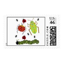 Littlebeane Bugs Postage Stamps