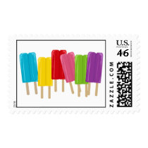 Littlebeane Popsicles Postage Stamps