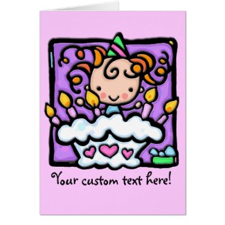 LittleGirlie has a party! card