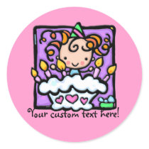 LittleGirlie has a party! Stickers