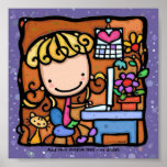 LittleGirlie loves her laptop, blogging, ebay PPL Poster