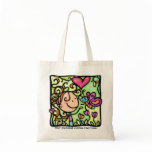 LittleGirlie meets a butterfly.Custom tote Canvas Bags