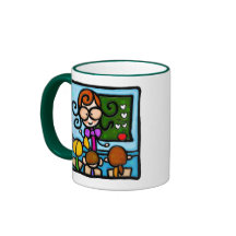 LittleGirlie plays teacher! Coffee Mugs