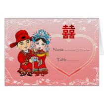 LittlePixyBoots - Wedding Place Cards on Table cards