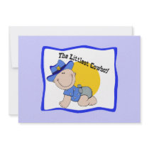 Littlest Cowboy Invitations - Personalize