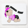 Littlest Pirate (Girl) Mousepad