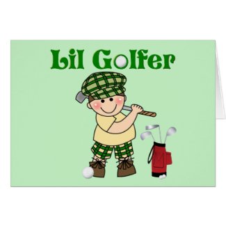 Litttle Golfer card