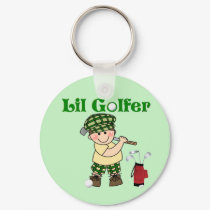 Litttle Golfer keychains by babyworld Litttle Golfer keychains