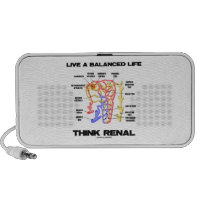 Live A Balanced Life Think Renal (Nephron) Portable Speakers