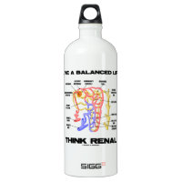 Live A Balanced Life Think Renal (Nephron) SIGG Traveler 1.0L Water Bottle