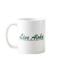 Live Aloha Landscape Design Mug