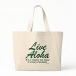 Live Aloha Stacked Tote Bag
