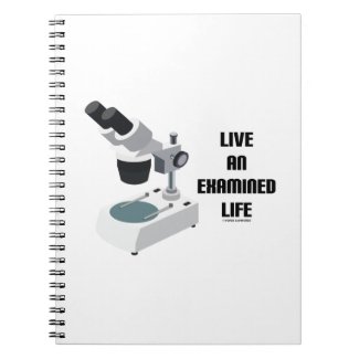 Live An Examined Life (Microscope) Journals