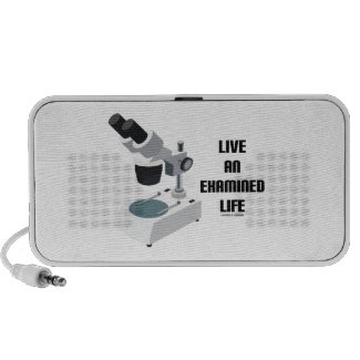 Live An Examined Life (Microscope) PC Speakers