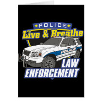 Live and Breathe Law Enforcement cards