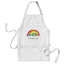 Live And Let Live aprons