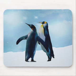 Live and let live for penguins mouse pads