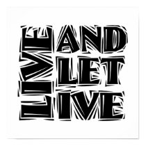 Live and Let Live Poster