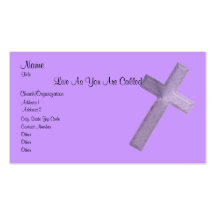 Live As You Are Called Business Card Templates