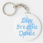 Live Breathe Dance Keychain