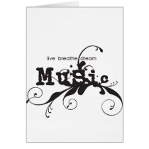 Live, Breathe, Dream Music Cards