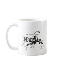Live, Breathe, Dream Music Coffee Mug