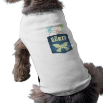 Live Butterfly Patch pet clothing