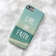 Live by Faith Bible Verse iPhone 6 Case