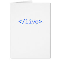 </live> cards