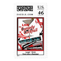 LIVE Comedy Cocktail -- Super Arrows postage by lolitaslair LIVE Comedy Cocktail -- Super Arrows postage