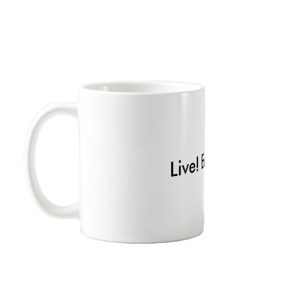 Live! Eat! Tweet! Coffee Mug by Jastas
