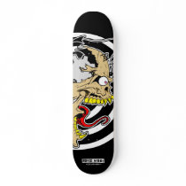 Live Fast, Die Old! Deck skateboards by LuvataciousSkull Live Fast, Die Old! Deck skateboards