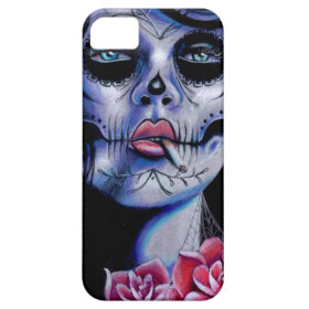 Live Fast Die Young Day of the Dead Portrait iPhone 5 Cover