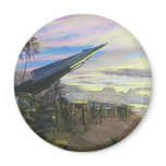 Live Fire at Kahuku by Jim Dietz Refrigerator Magnets