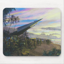 Live Fire at Kahuku by Jim Dietz Mouse Pads