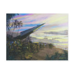 Live Fire at Kahuku by Jim Dietz National Guard Postcard