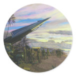 Live Fire at Kahuku by Jim Dietz Stickers