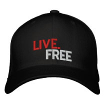 LIVE.FREE CAP embroidered hats by livefree LIVE.FREE CAP embroidered hats