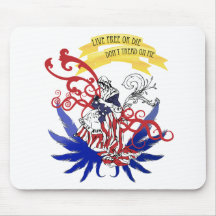 Live Free - Independence Day Mouse Pad