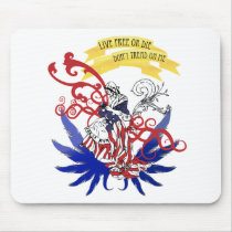 Live Free - Independence Day Mouse Pad